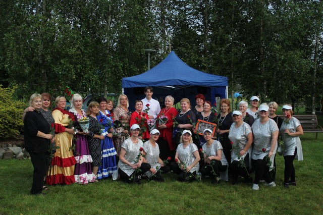 Pasākums "Vasaras balle" pie Maļinovas pagasta saieta nama atpūtas laukumā